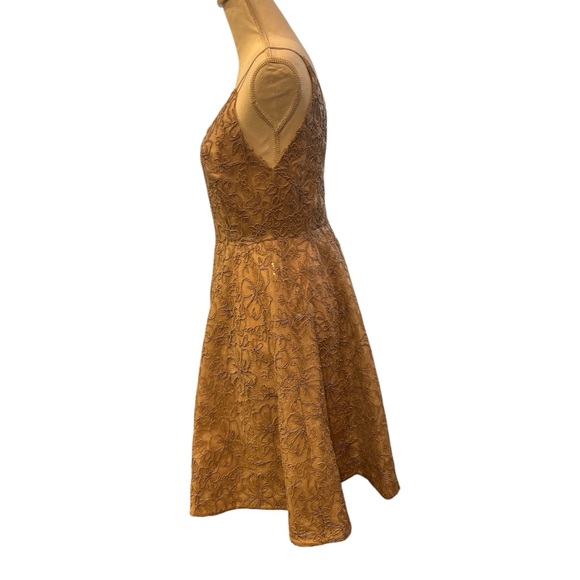 Calvin Klein Metallic-Embroidered A-Line Dress (or Fit & Flare Dress NWOT - Picture 5 of 10